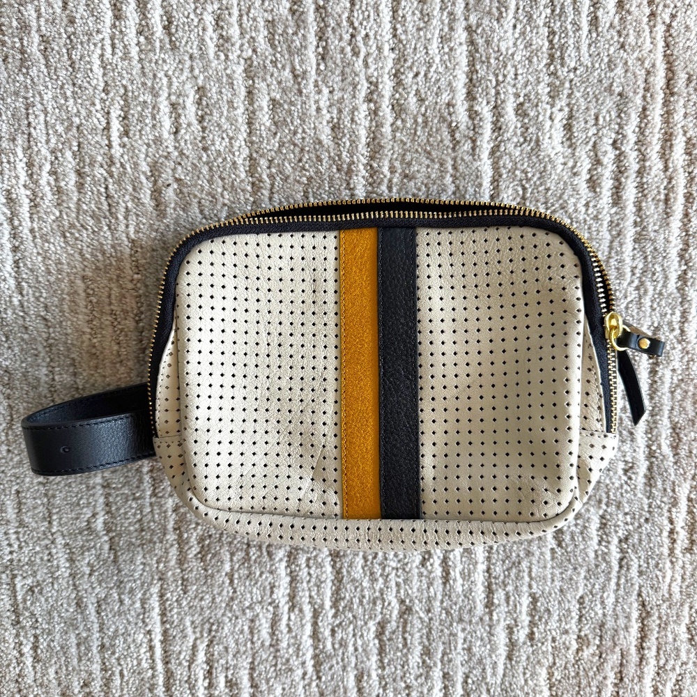 Kempton & Co. Perforated Leather Belt Bag